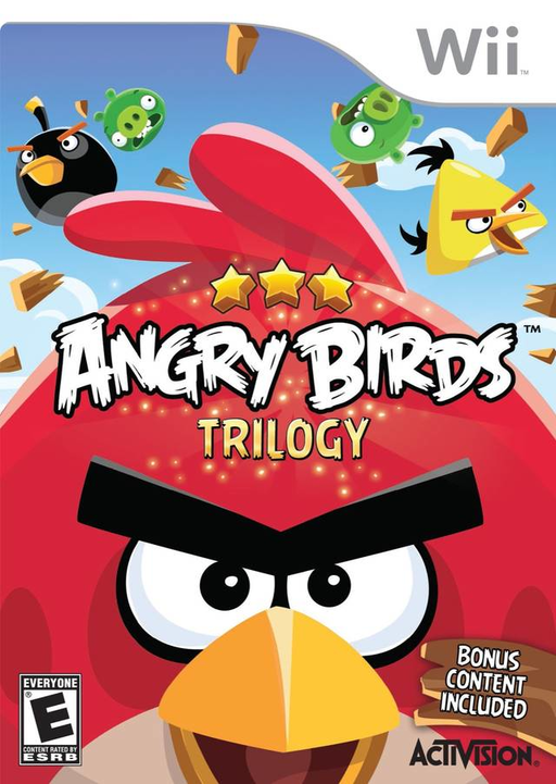 Angry Birds Trilogy box art for Wii